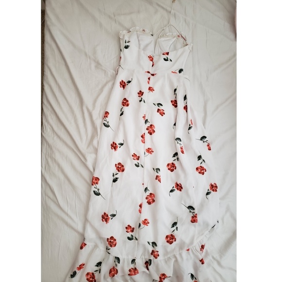 Sabo skirt wrap rose maxi dress - Picture 3 of 4